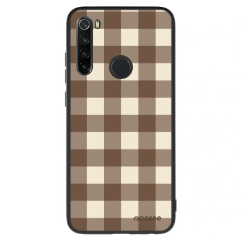 Husă pentru Xiaomi Redmi Note 8 - Brown grid