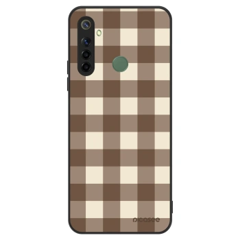 Husă pentru Realme 6i - Brown grid