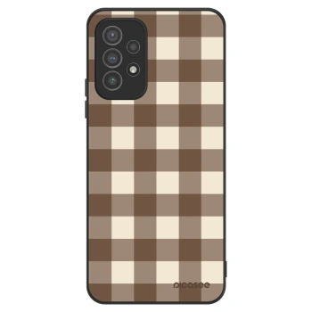 Husă pentru Samsung Galaxy A72 A725F - Brown grid
