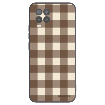 Husă pentru Realme 8 4G - Brown grid