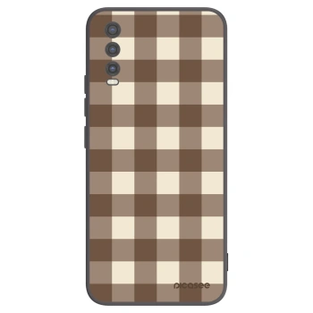Husă pentru Vivo Y20s - Brown grid