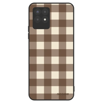 Husă pentru Realme 8i - Brown grid