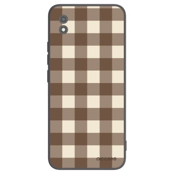 Picasee husă neagră din silicon pentru Realme C11 (2021) - Brown grid