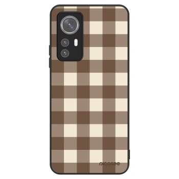 Husă pentru Xiaomi 12 - Brown grid