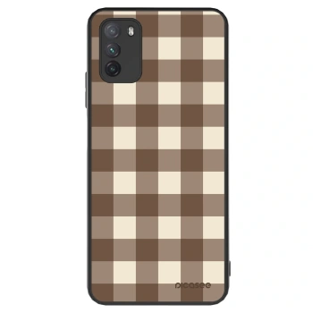 Husă pentru Xiaomi Poco M3 - Brown grid