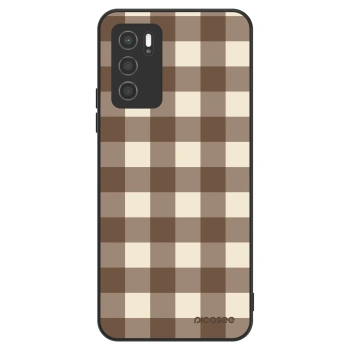 Husă pentru OPPO A16 - Brown grid