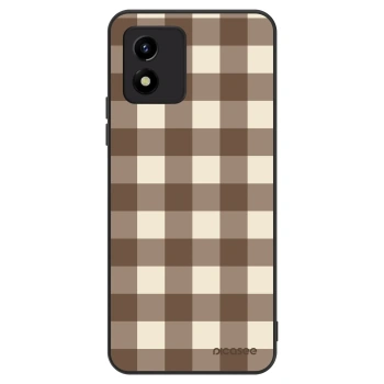 Husă pentru Vivo Y01 - Brown grid