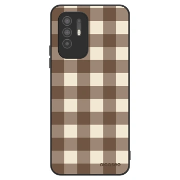 Husă pentru OPPO A94 5G - Brown grid