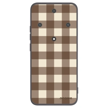 Picasee husă neagră din silicon pentru Honor Magic5 Lite 5G - Brown grid