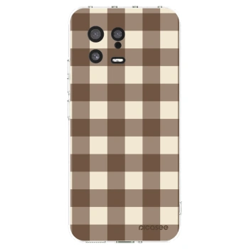 Picasee husă transparentă din silicon pentru Xiaomi 13 - Brown grid