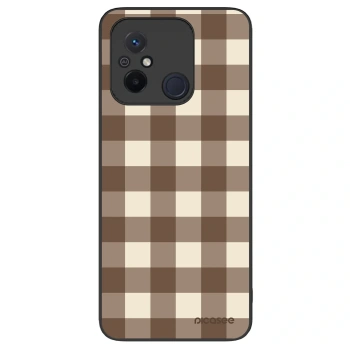 Husă pentru Xiaomi Redmi 12C - Brown grid