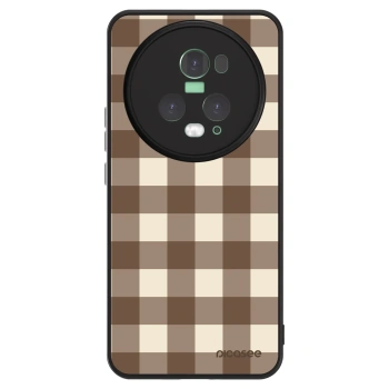 Husă pentru Honor Magic5 Pro - Brown grid