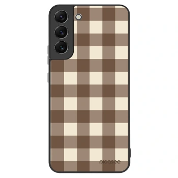 Picasee ULTIMATE CASE PowerShare pentru Samsung Galaxy S22+ 5G - Brown grid