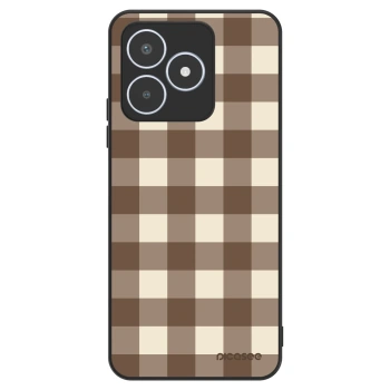 Husă pentru Realme C53 - Brown grid