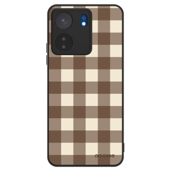 Husă pentru Xiaomi Redmi 13C 4G - Brown grid