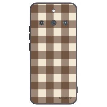 Picasee husă neagră din silicon pentru Realme 11 Pro+ - Brown grid