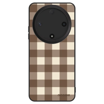 Husă pentru Honor Magic6 Lite 5G - Brown grid