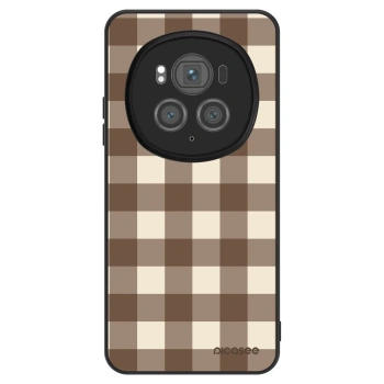 Husă pentru Honor Magic6 Pro - Brown grid
