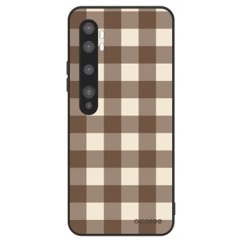 Husă pentru Xiaomi Mi Note 10 (Pro) - Brown grid