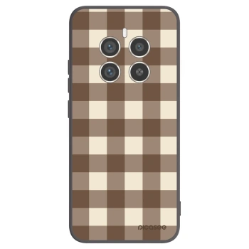 Picasee husă neagră din silicon pentru Realme 12 Pro 5G - Brown grid
