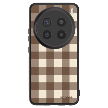 Husă pentru Vivo X200 Pro - Brown grid