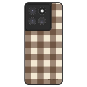 Husă pentru Motorola Edge 60 5G - Brown grid