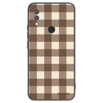 Picasee husă neagră din silicon pentru Xiaomi Redmi 7 - Brown grid