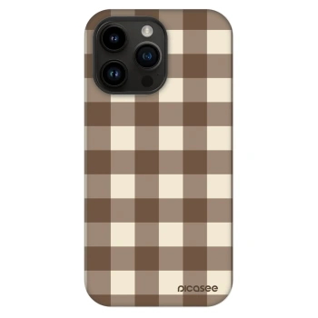 Husă pentru Apple iPhone 14 Pro Max - Brown grid