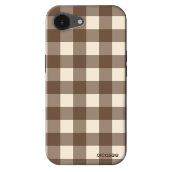 Husă pentru Apple iPhone 16e - Brown grid