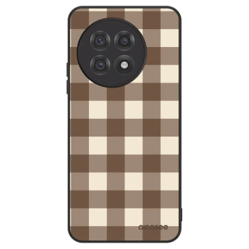 Husă pentru OnePlus 13R 5G - Brown grid