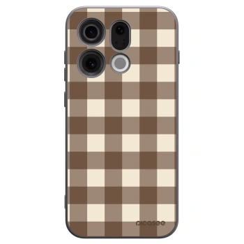 Husă pentru OPPO Find X9 - Brown grid