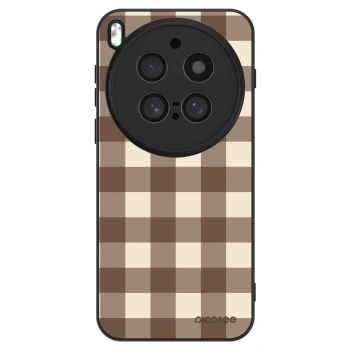 Husă pentru Vivo X300 Pro - Brown grid