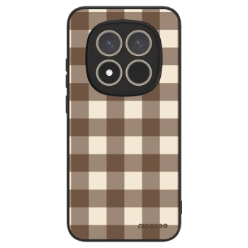 Husă pentru Xiaomi Redmi Note 15 Pro 5G - Brown grid