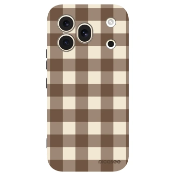 Husă pentru Honor 600 Pro - Brown grid