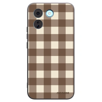 Picasee husă neagră din silicon pentru Xiaomi Redmi Note 17 Pro MAX 5G - Brown grid