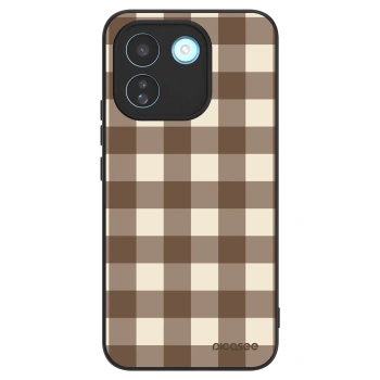 Husă pentru Xiaomi Redmi Note 17 Pro MAX 5G - Brown grid