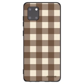 Husă pentru Samsung Galaxy Note 10 Lite N770F - Brown grid
