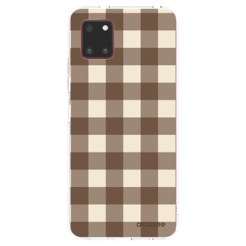 Picasee husă transparentă din silicon pentru Samsung Galaxy Note 10 Lite N770F - Brown grid