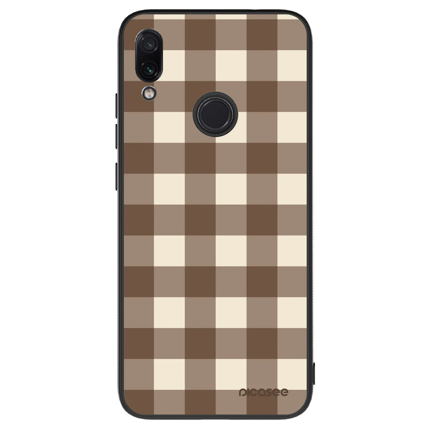 Picasee ULTIMATE CASE pentru Xiaomi Redmi Note 7 - Brown grid