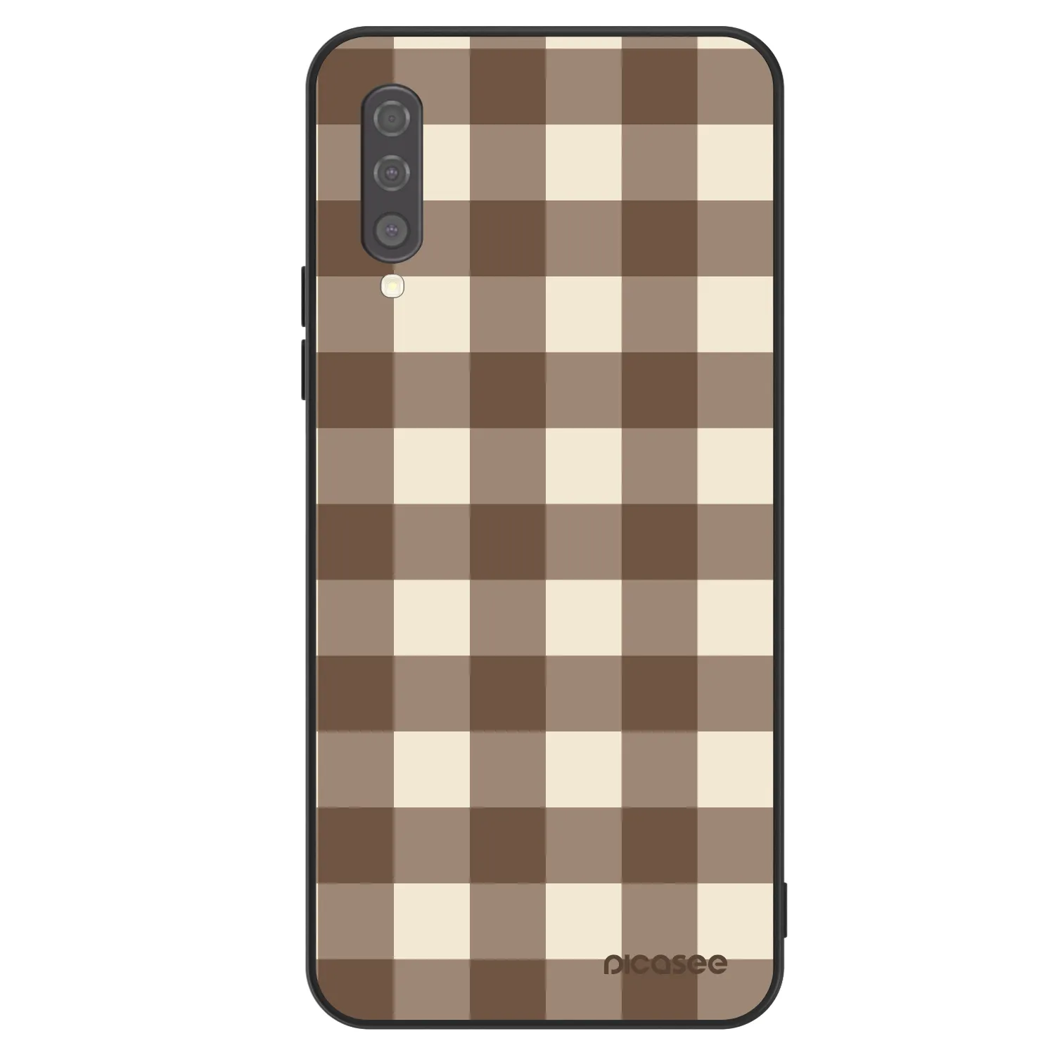 Picasee ULTIMATE CASE pentru Samsung Galaxy A50 A505F - Brown grid