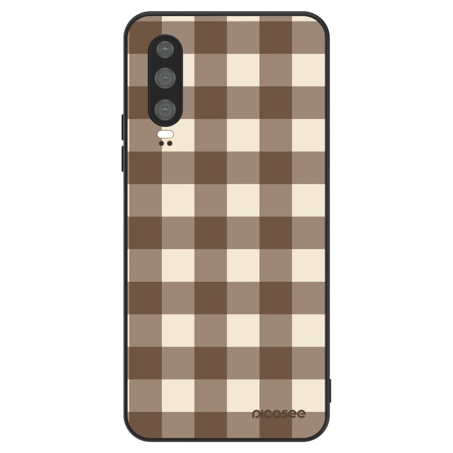Picasee ULTIMATE CASE pentru Huawei P30 - Brown grid