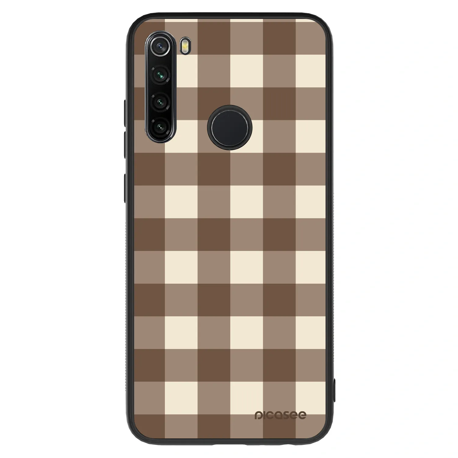 Picasee ULTIMATE CASE pentru Xiaomi Redmi Note 8 - Brown grid