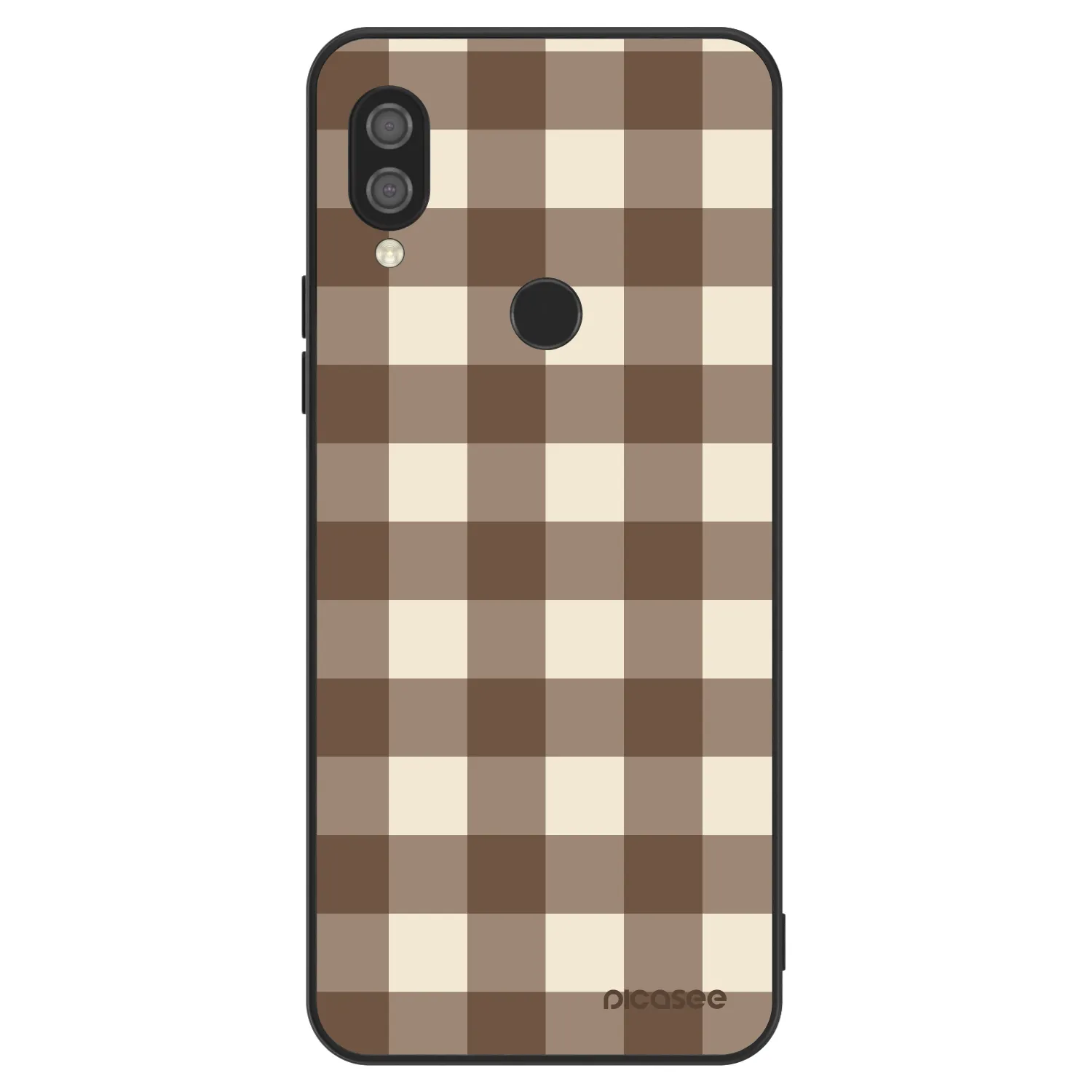 Picasee ULTIMATE CASE pentru Xiaomi Redmi 7 - Brown grid