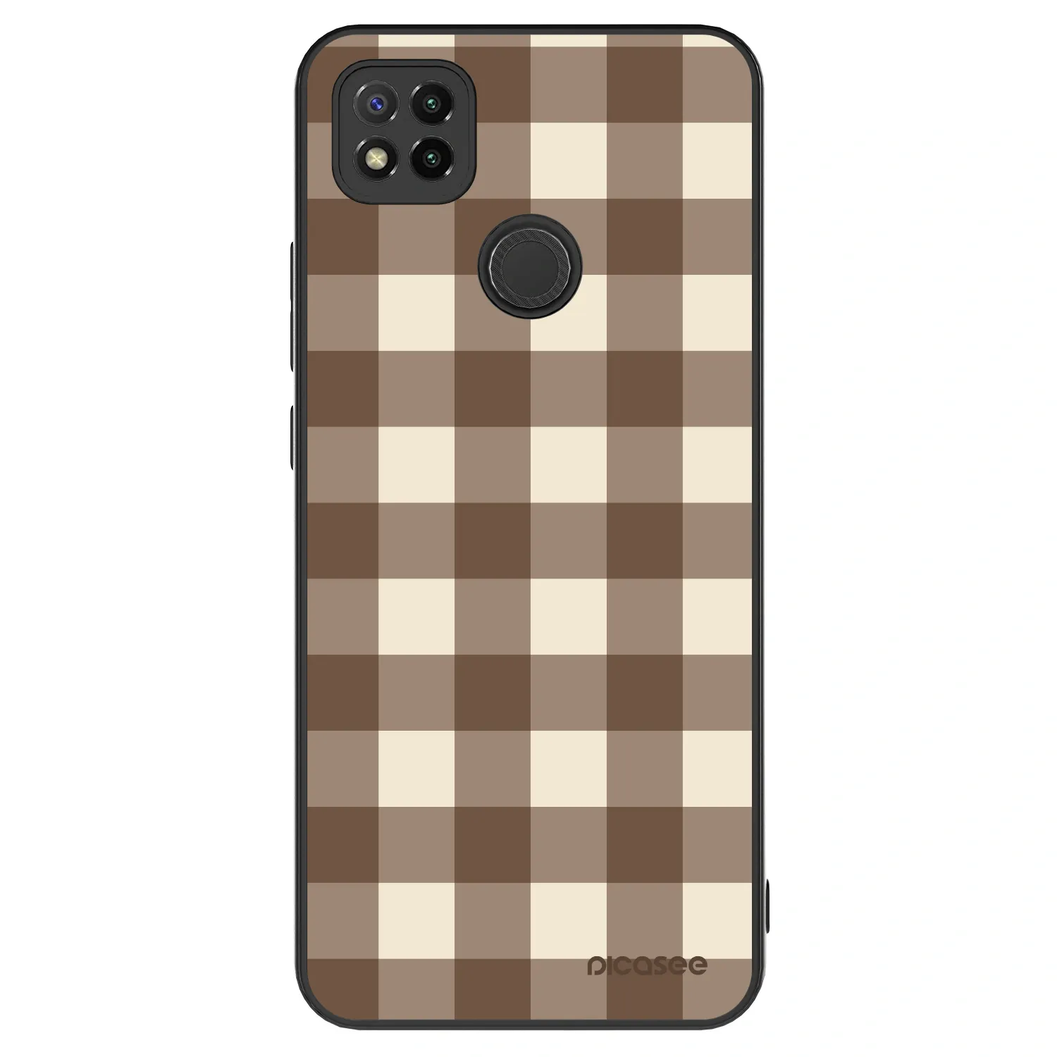 Picasee ULTIMATE CASE pentru Xiaomi Redmi 9C - Brown grid