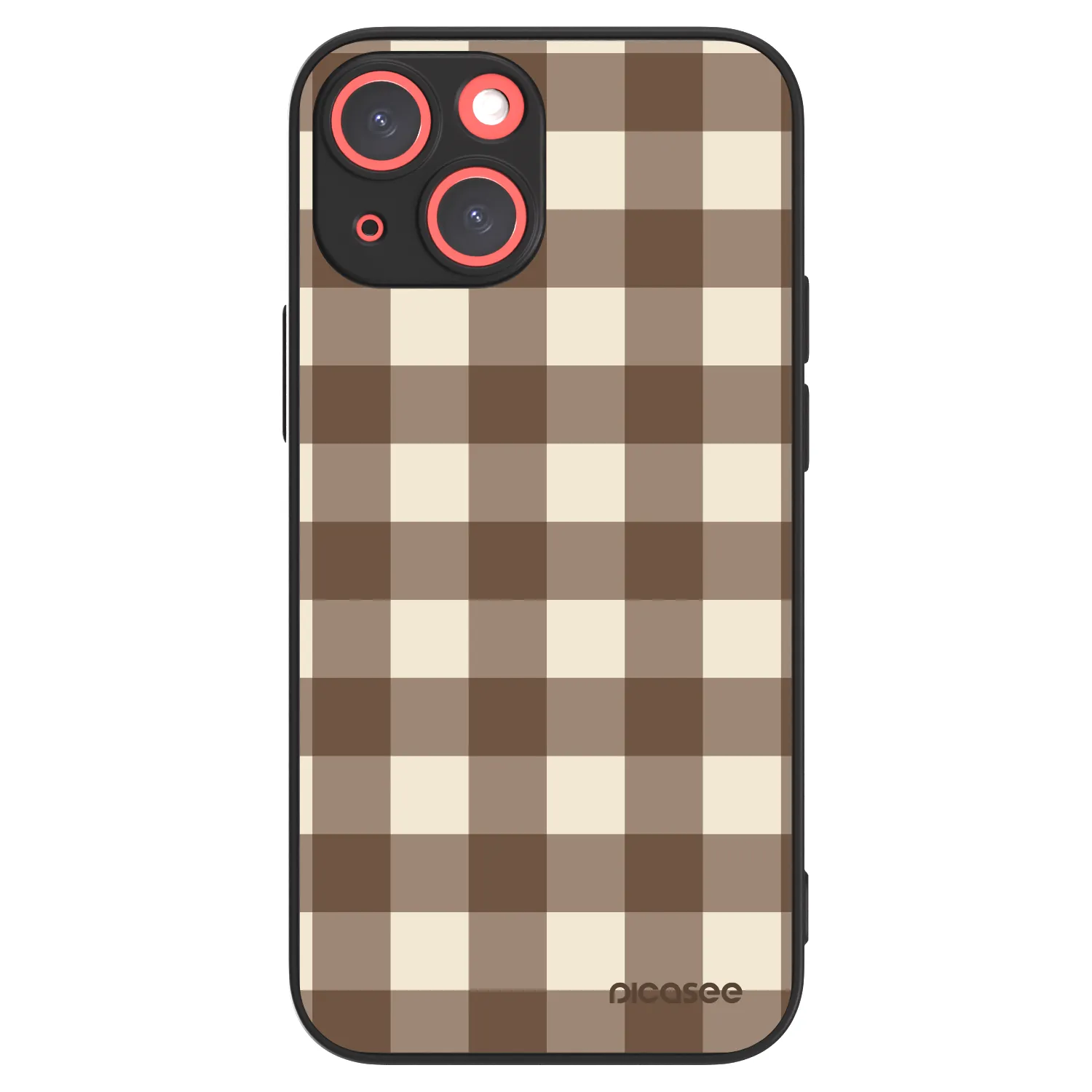 Picasee ULTIMATE CASE pentru Apple iPhone 13 mini - Brown grid