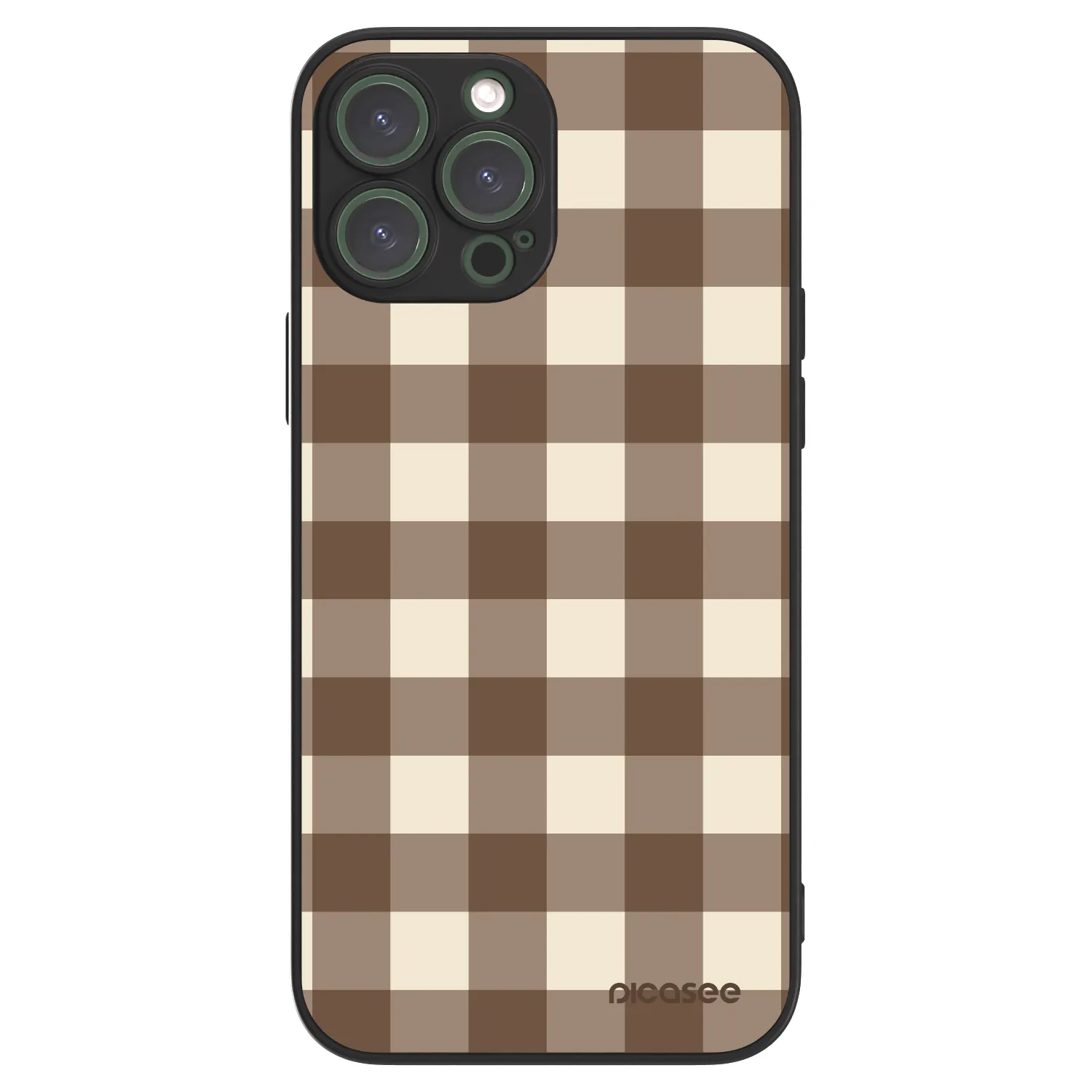 Picasee ULTIMATE CASE pentru Apple iPhone 13 Pro Max - Brown grid