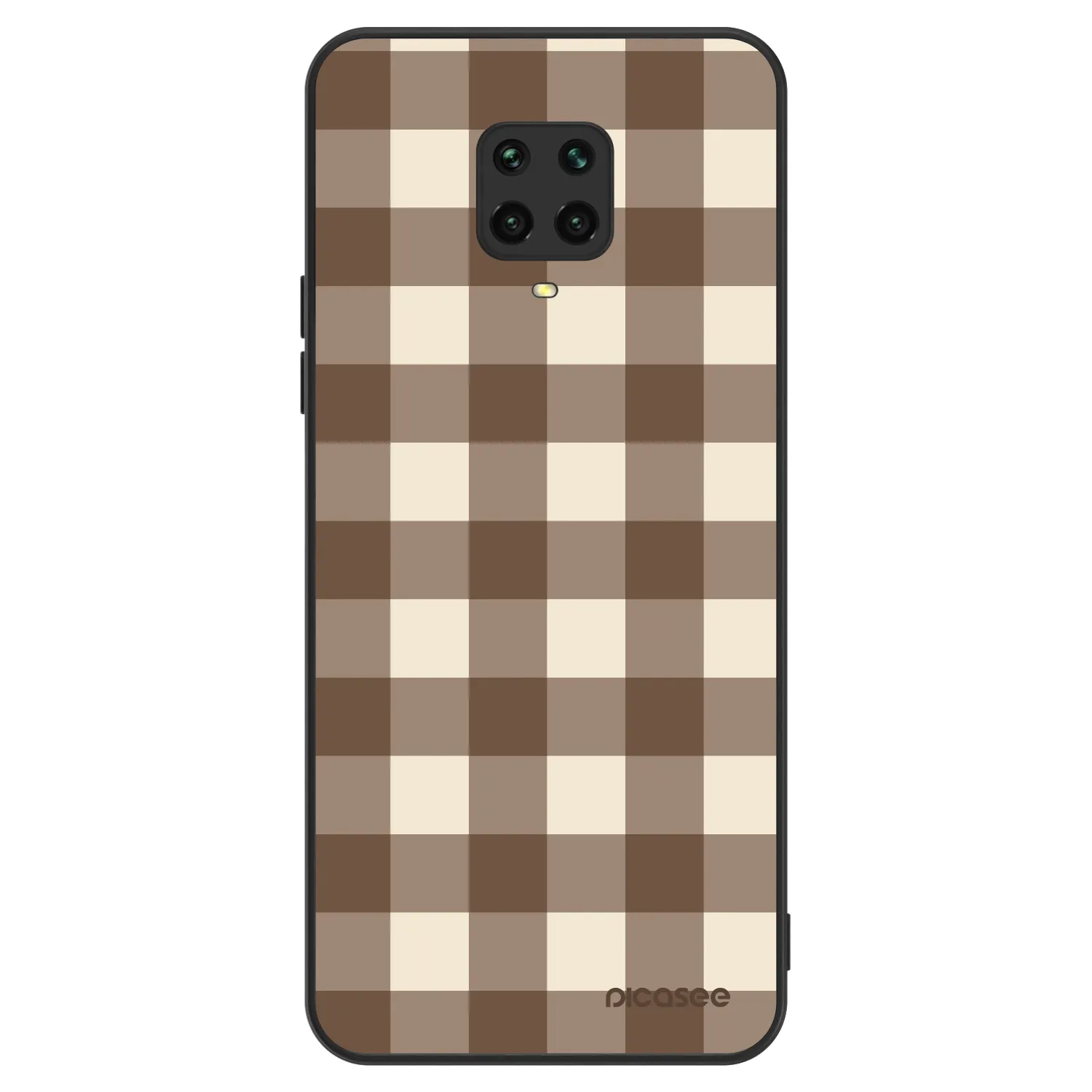 Picasee ULTIMATE CASE pentru Xiaomi Redmi Note 9S - Brown grid