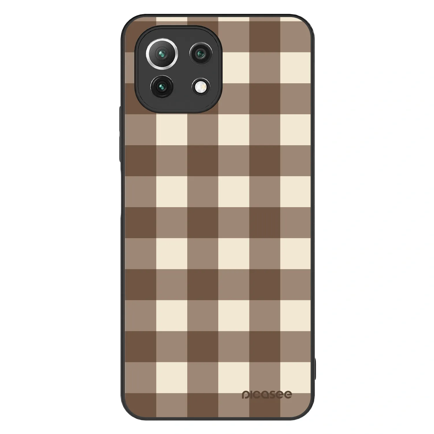 Picasee ULTIMATE CASE pentru Xiaomi Mi 11 Lite - Brown grid