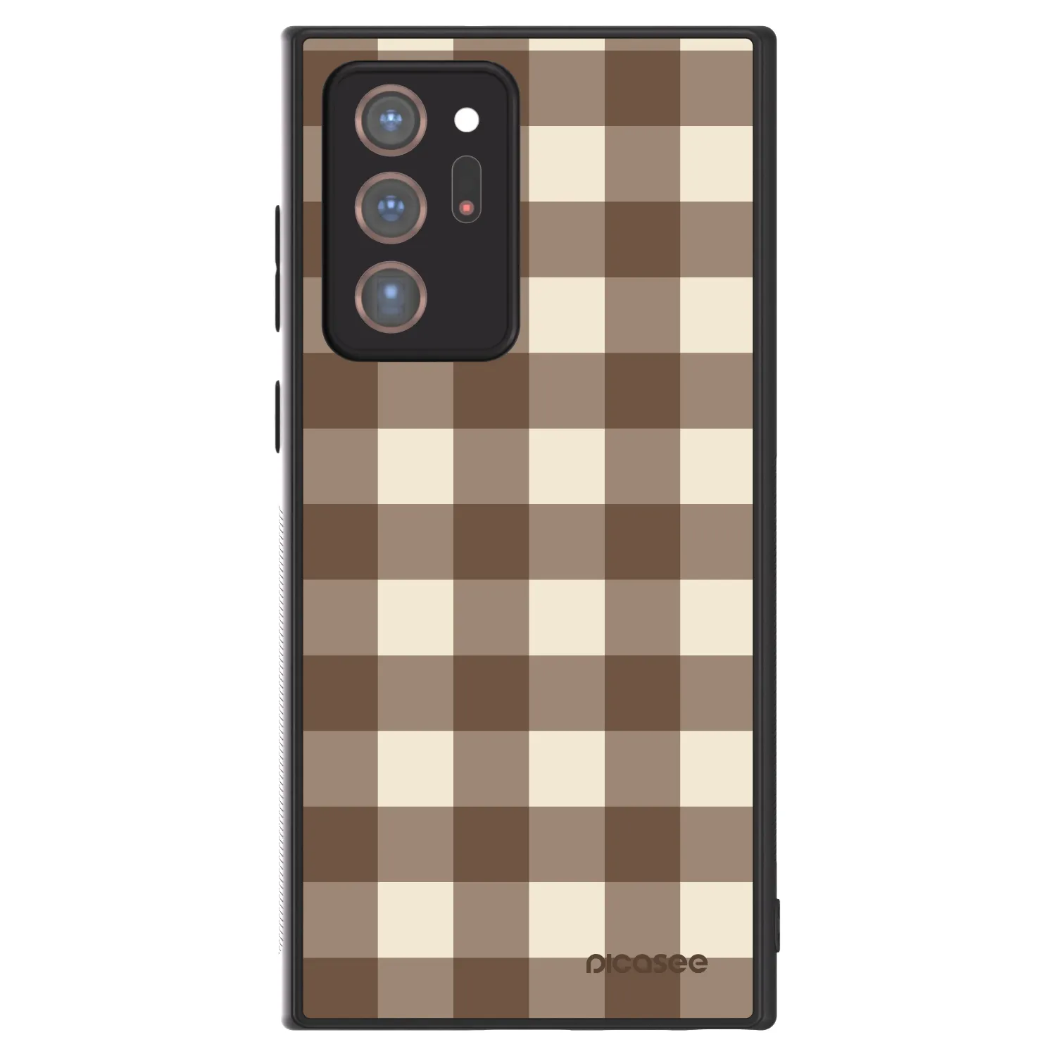 Picasee ULTIMATE CASE pentru Samsung Galaxy Note 20 Ultra - Brown grid