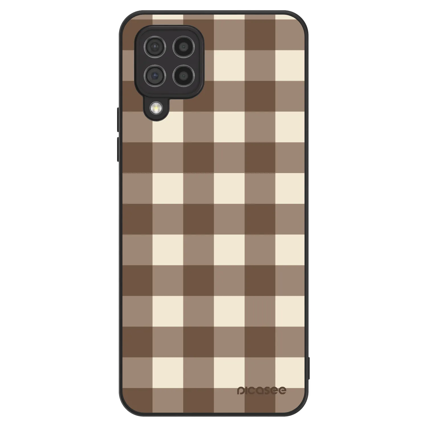 Picasee ULTIMATE CASE pentru Samsung Galaxy A22 A225F 4G - Brown grid